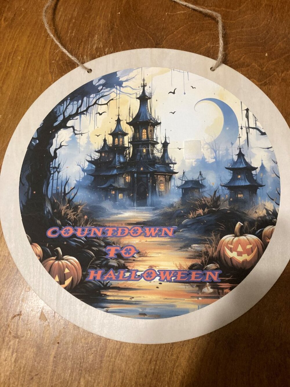 Handcrafted Halloween Countdown Board